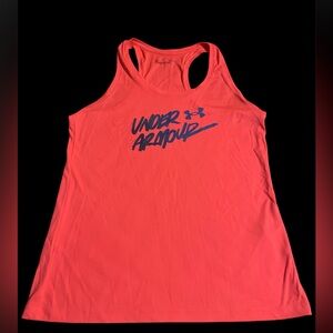 UA Racer Back logo tank